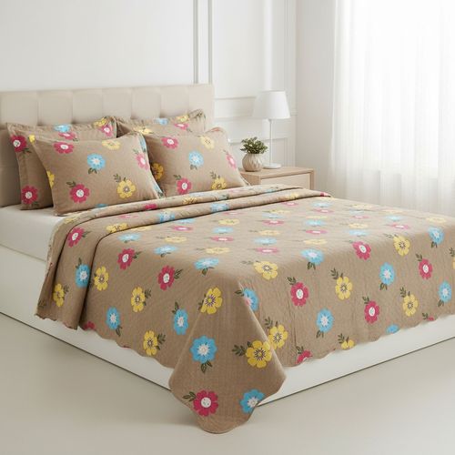 Kit Cobre Leito Casal 03 Pcs Estampado