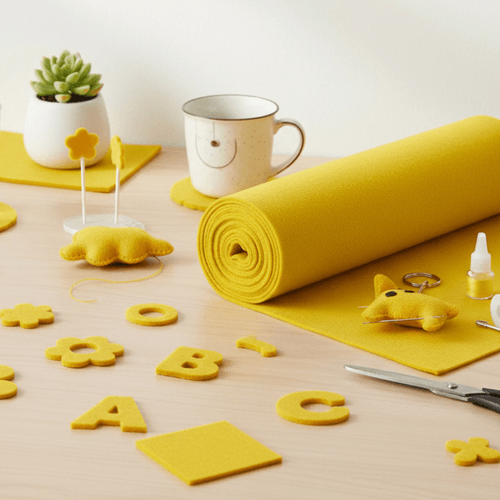 Feltro Felt Art Amarelo Canario