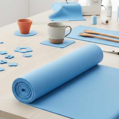 Feltro Felt Art Azul Turquesa