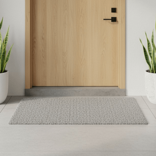 Capacho Vinil Premium Cinza Prata